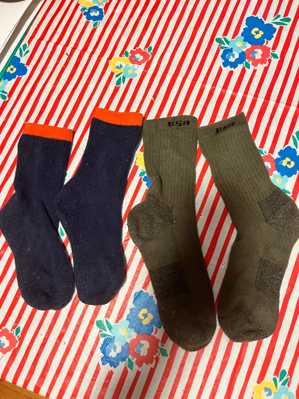 Scout socks for kids up to size 6 shoe size